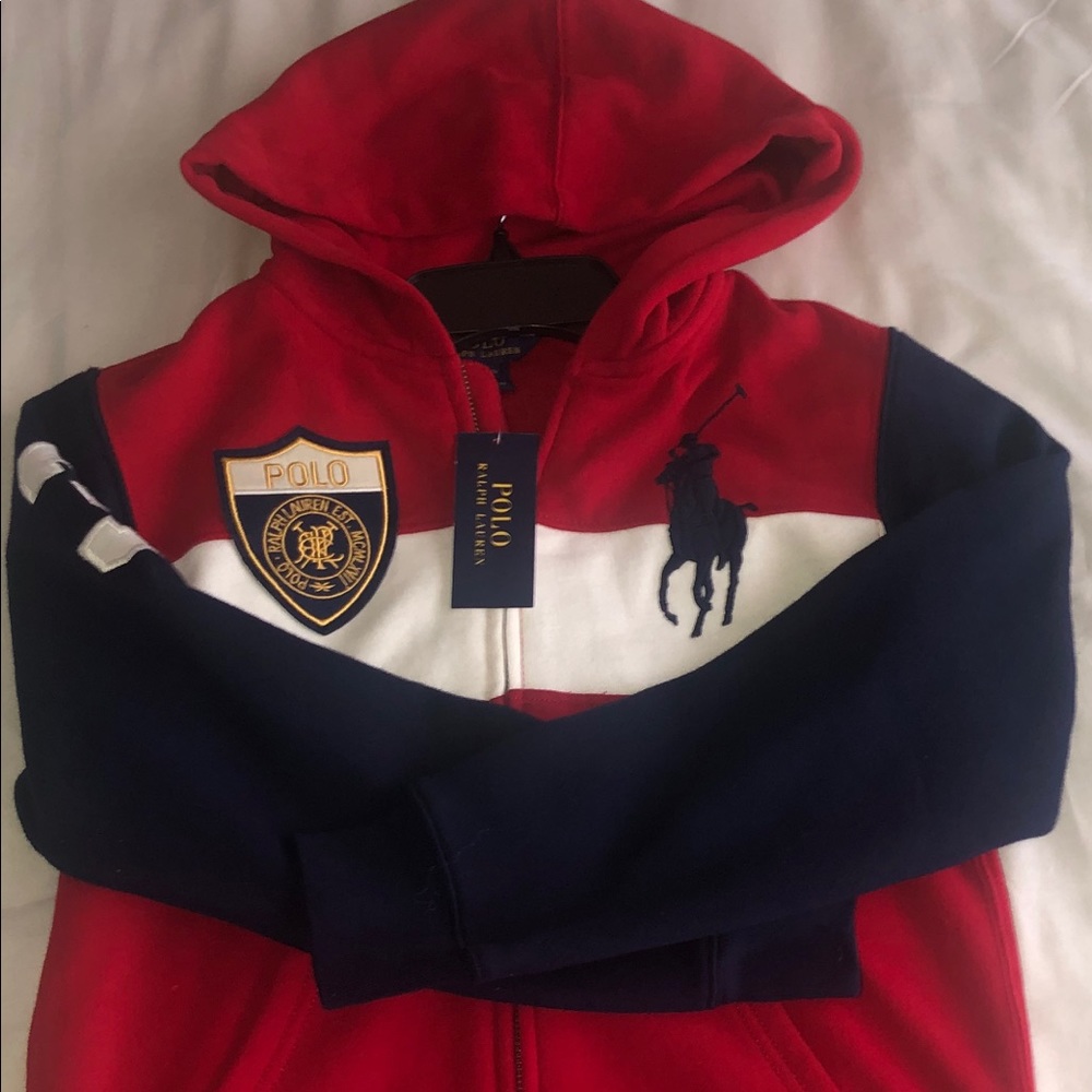 Ralph Lauren polo jacket youth boys size 10/12